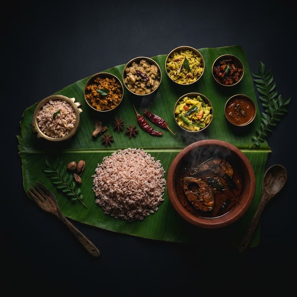Delicious Kerala Food Spread